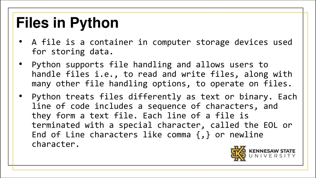 files in python a file is a container in computer