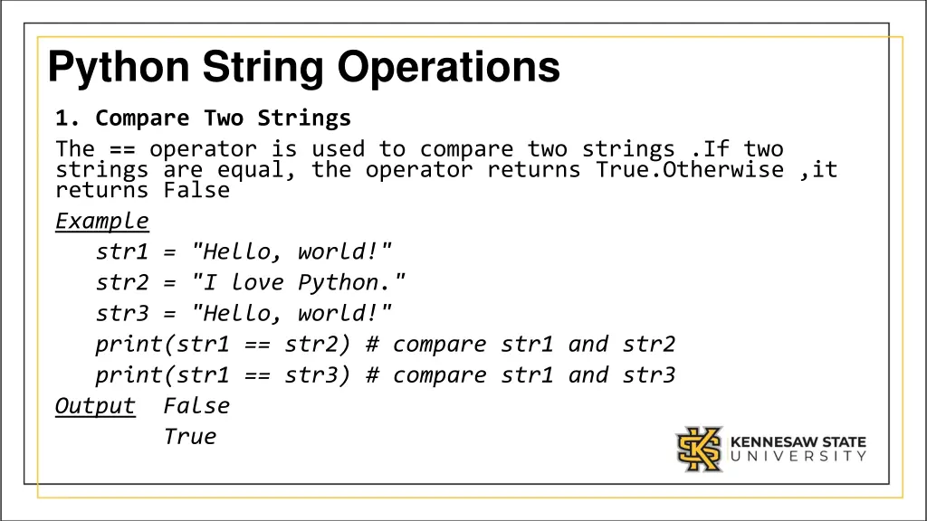 python string operations