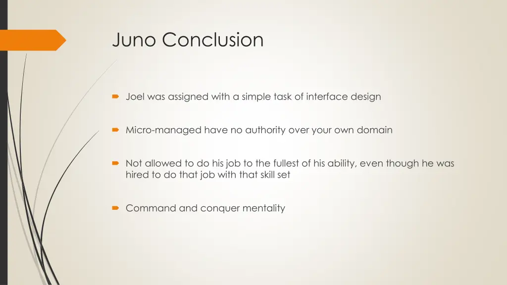 juno conclusion
