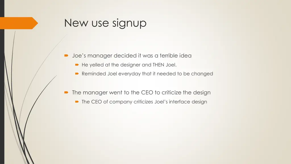 new use signup