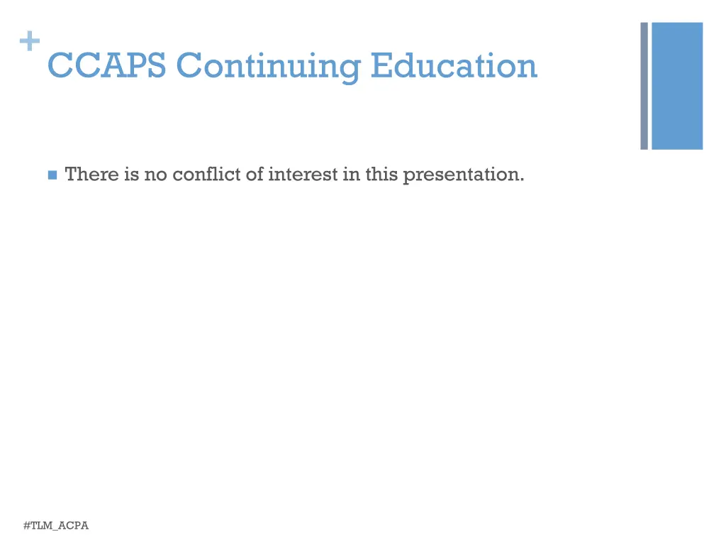 ccaps continuing education