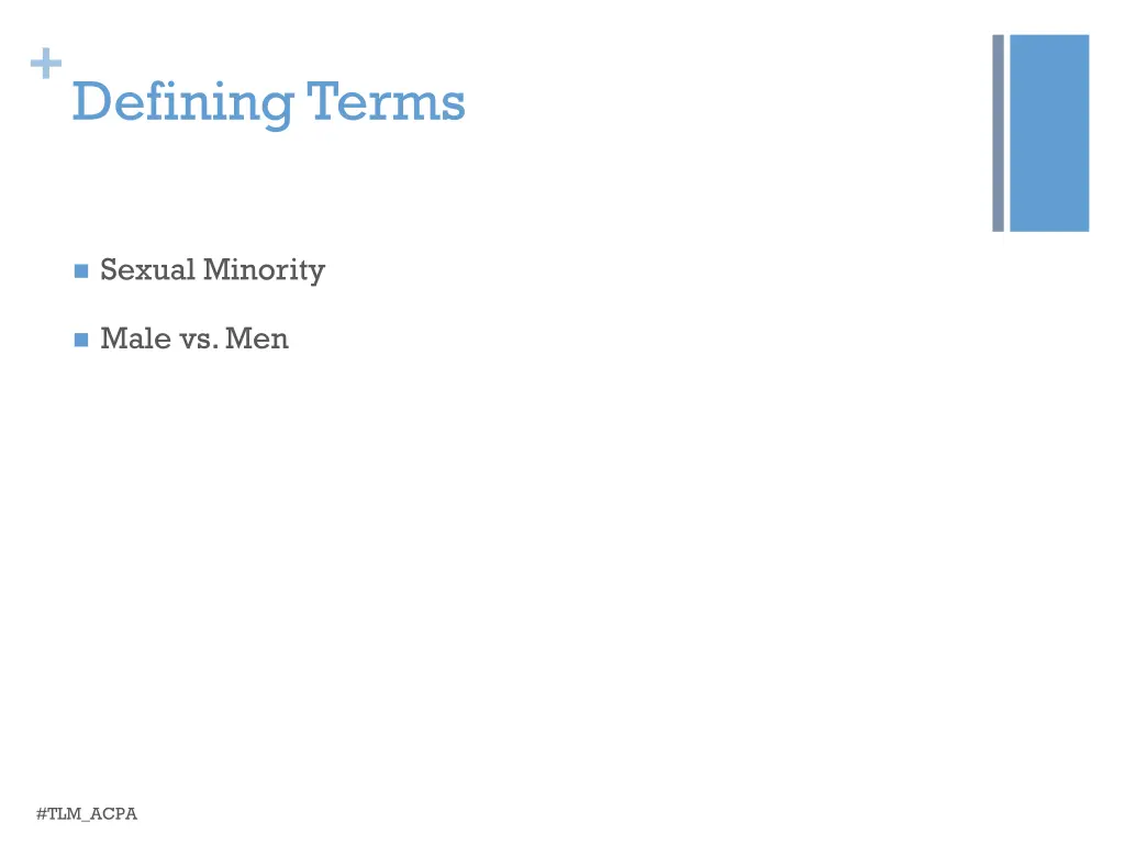 defining terms