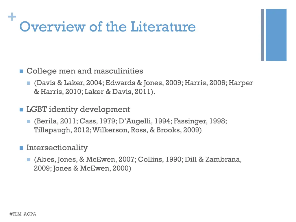 overview of the literature