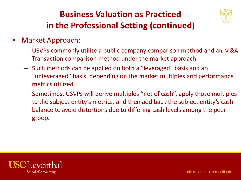 business valuation as practiced 2