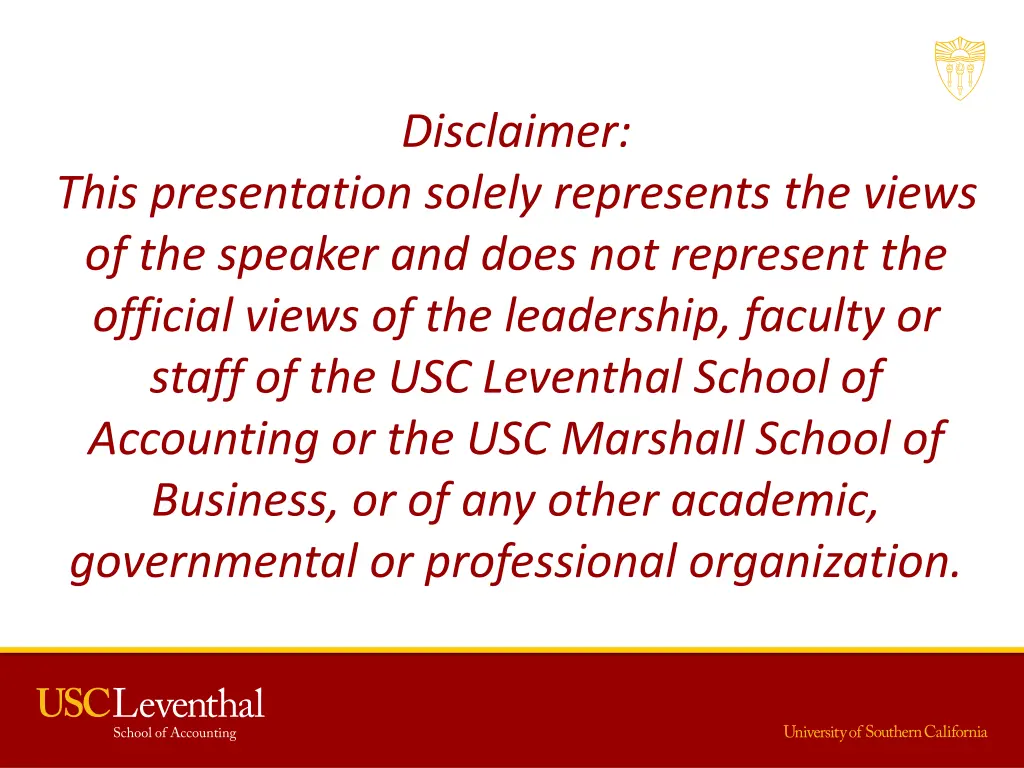 disclaimer