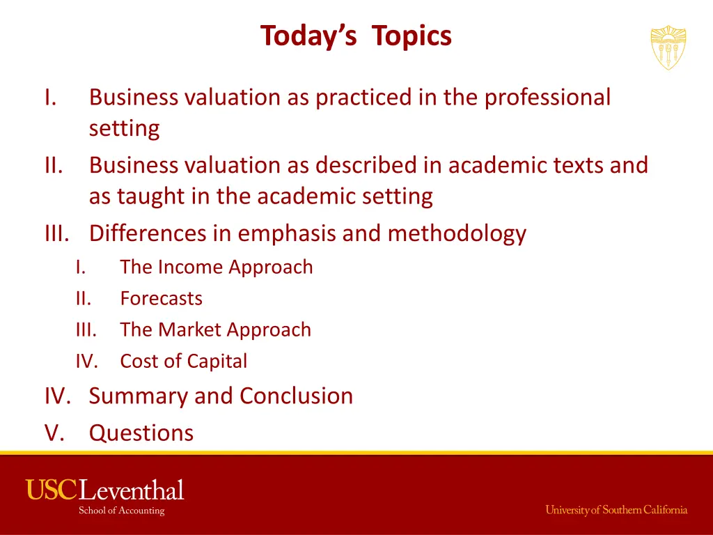 today s topics