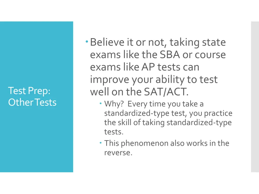 believe it or not taking state exams like