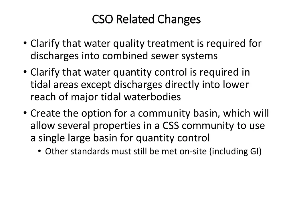 cso related changes cso related changes