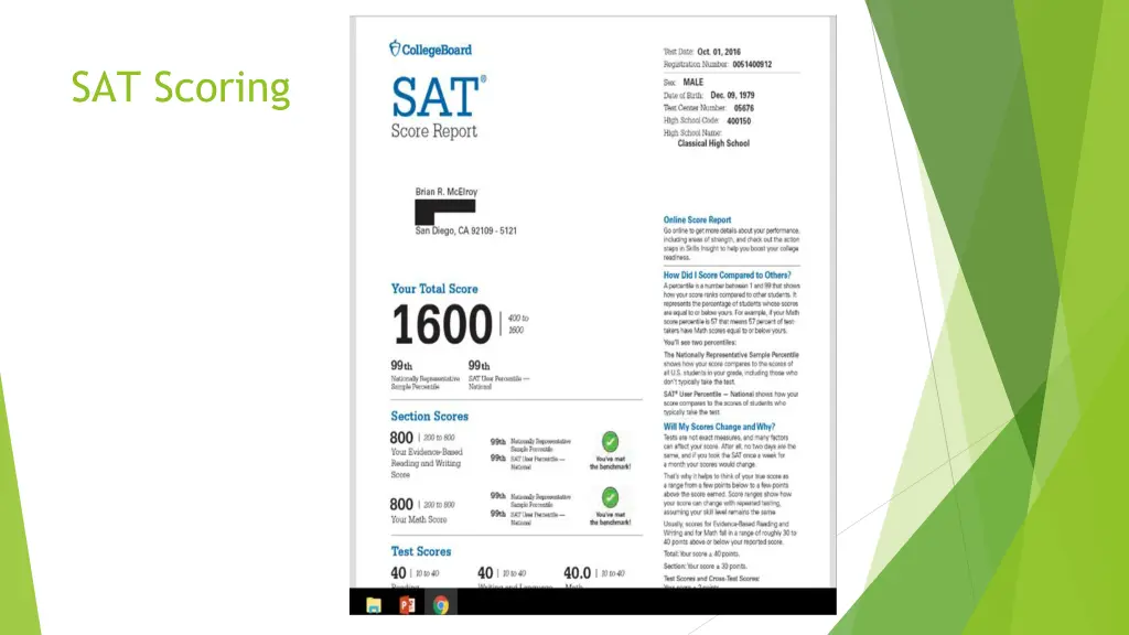 sat scoring