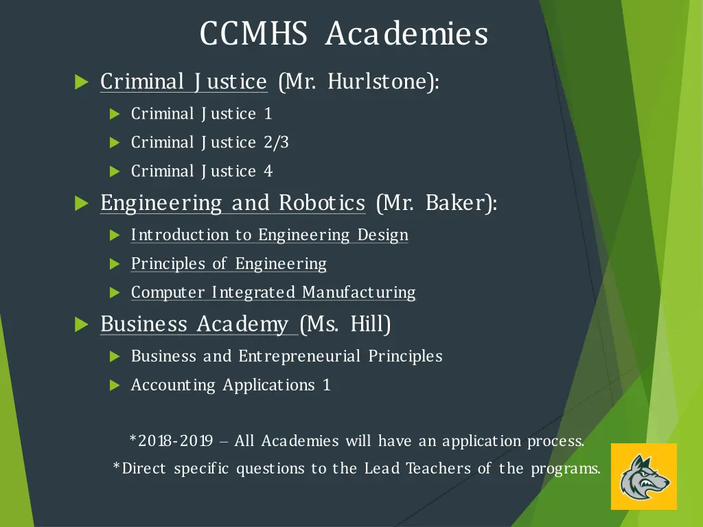 ccmhs academies