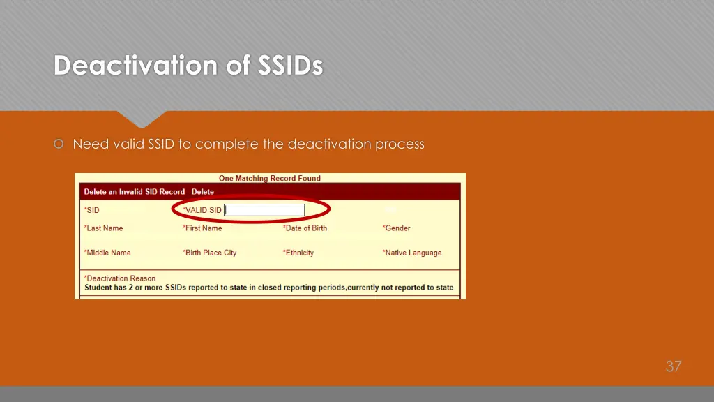 deactivation of ssids 2