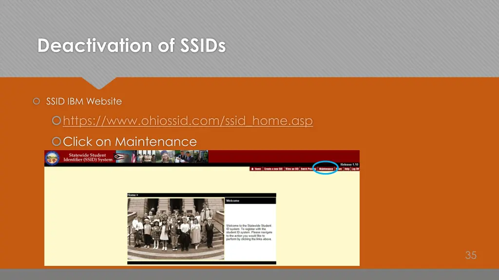 deactivation of ssids