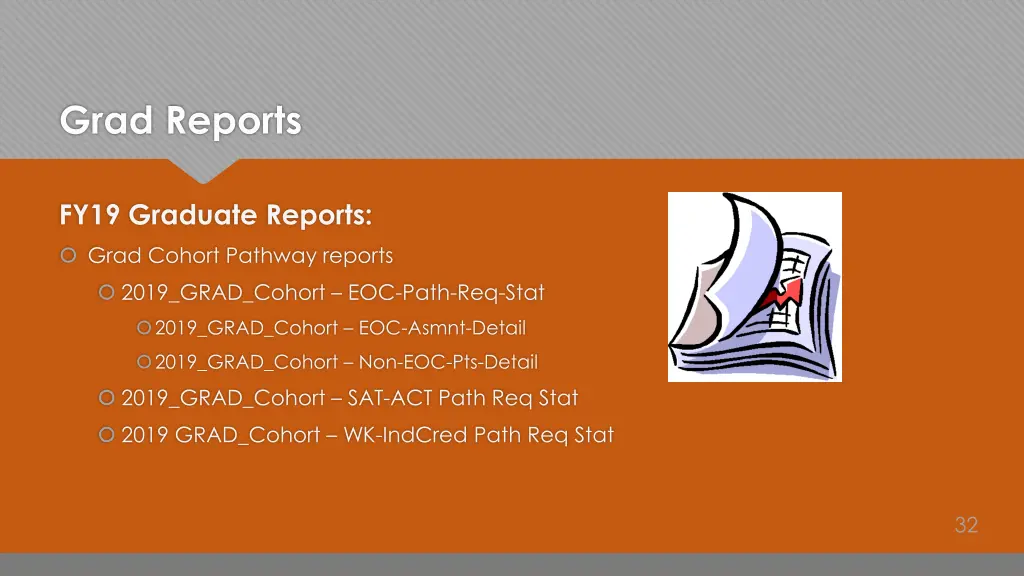 grad reports 10