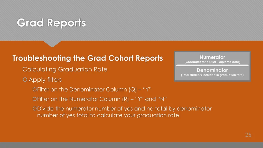 grad reports 3