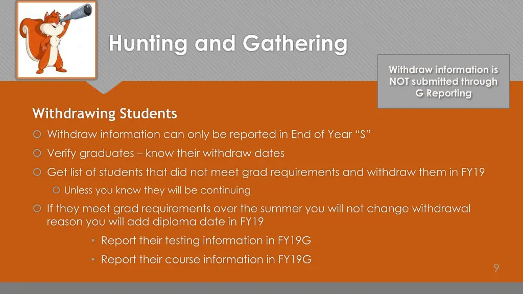 hunting and gathering 2