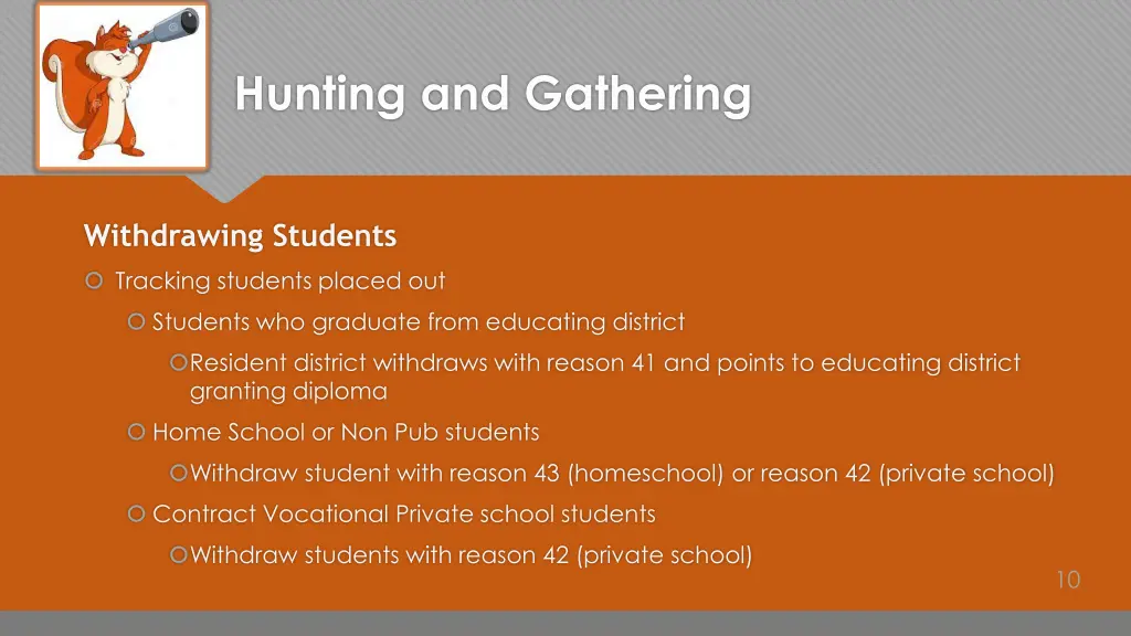 hunting and gathering 3