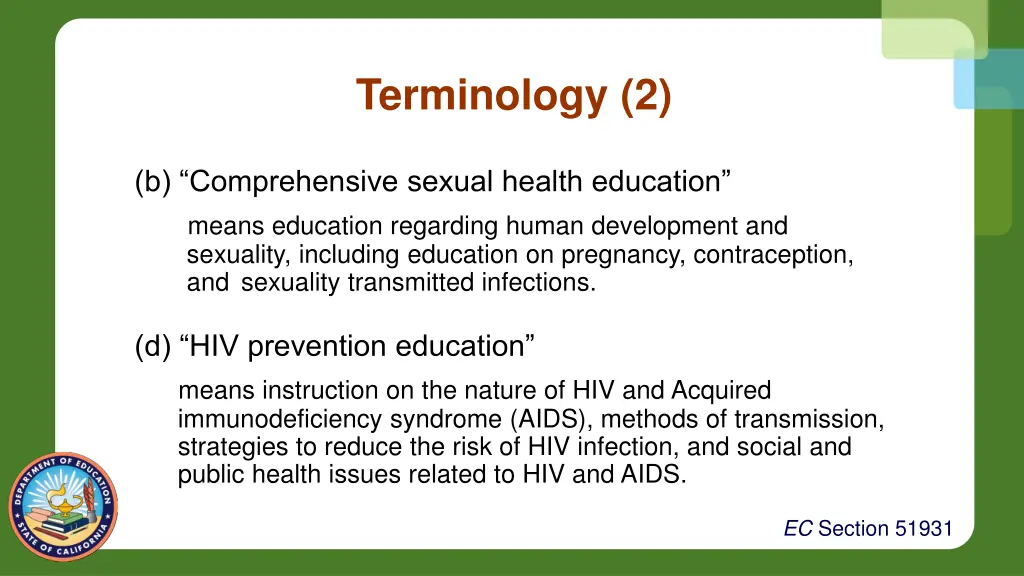terminology 2