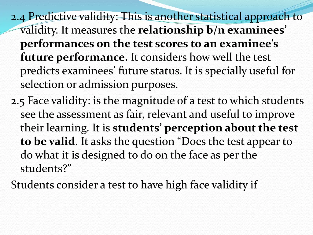 2 4 predictive validity this is another
