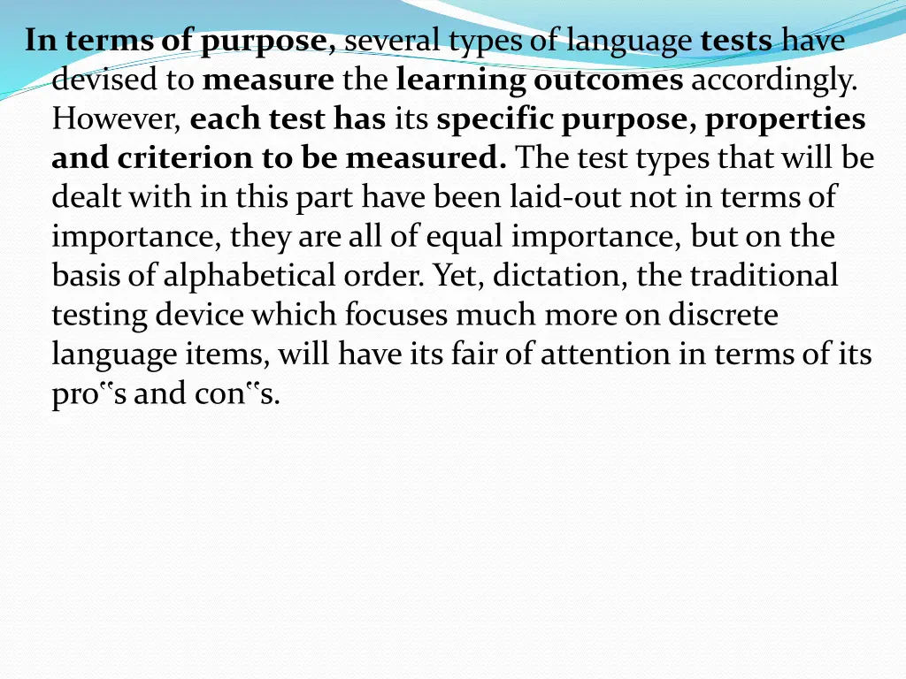 in terms of purpose several types of language