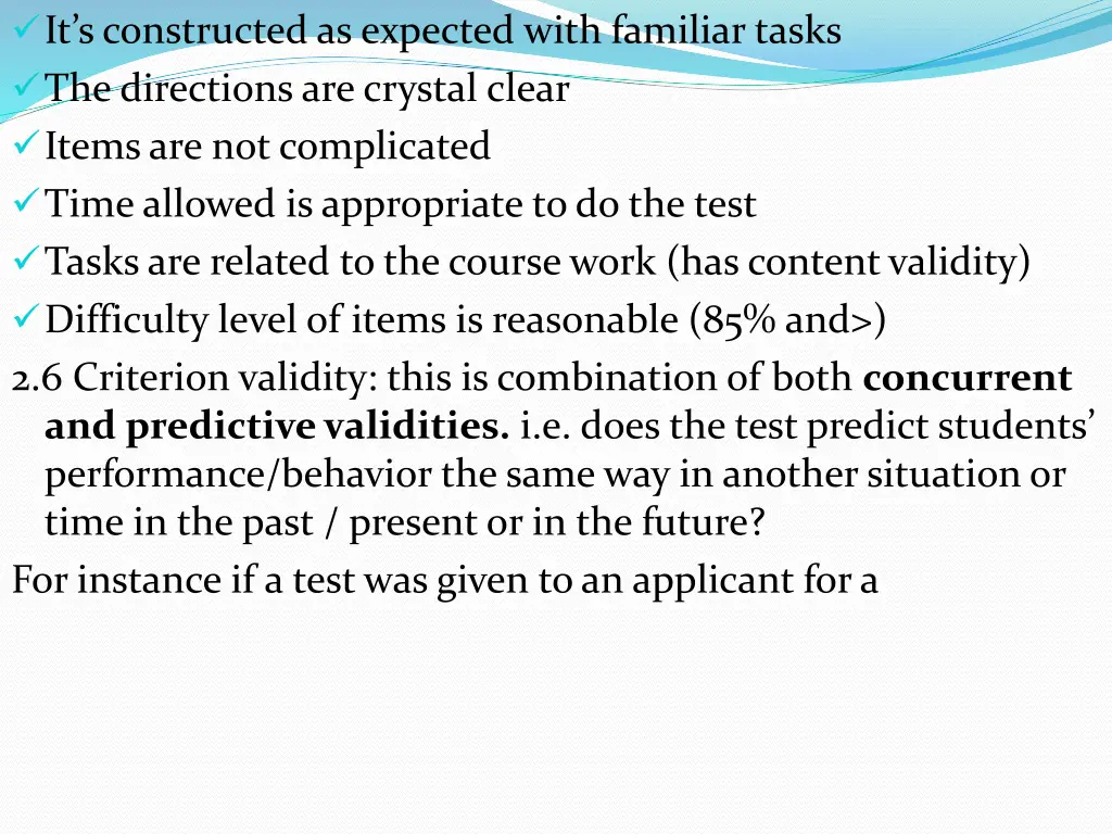 it s constructed as expected with familiar tasks
