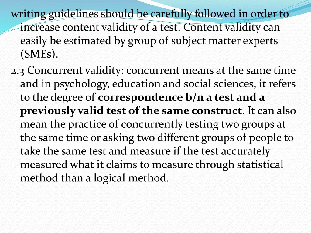 writing guidelines should be carefully followed