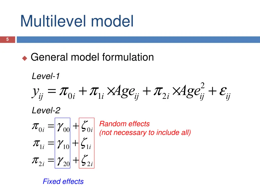 multilevel model
