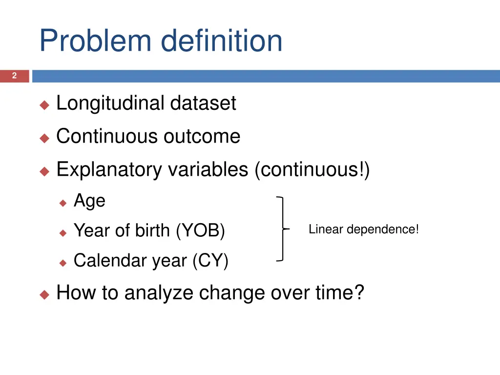 problem definition