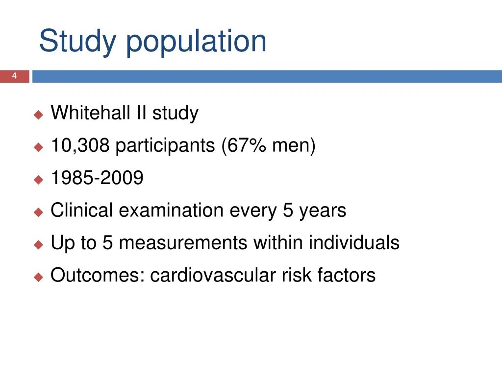 study population