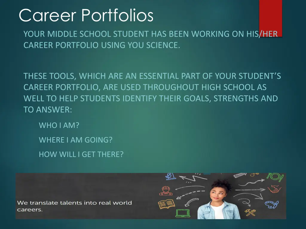 career portfolios