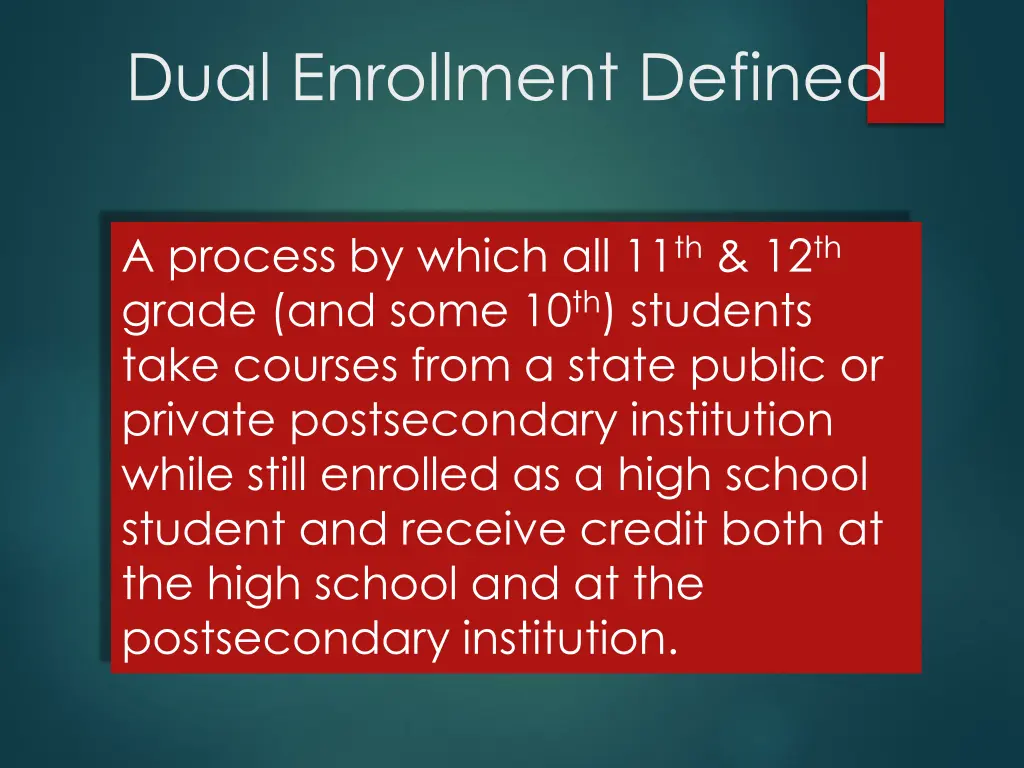 dual enrollment defined