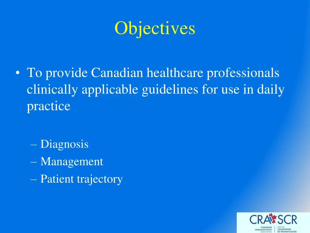 objectives