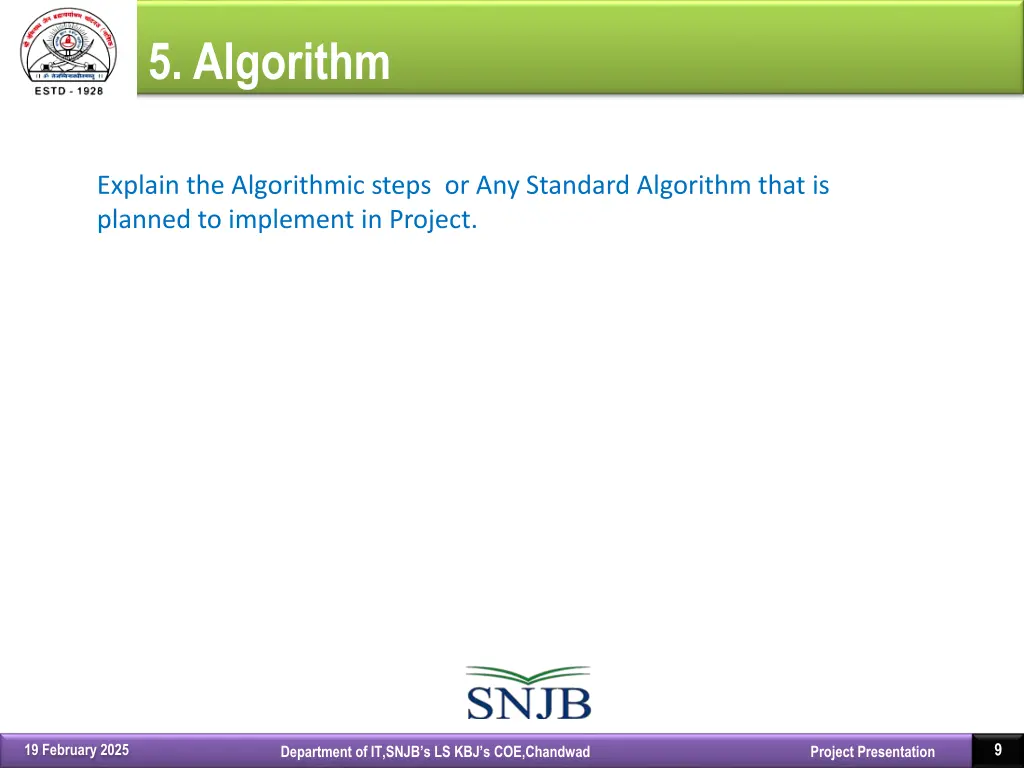5 algorithm