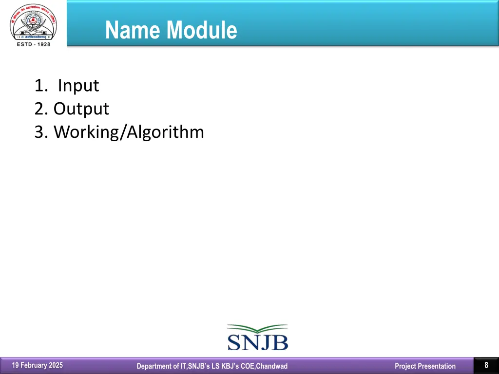 name module