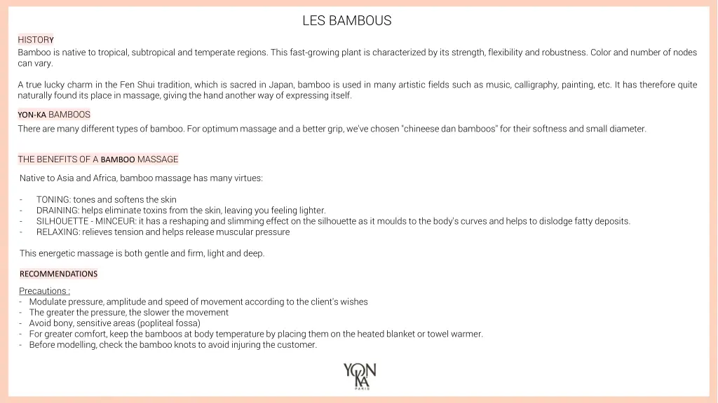 les bambous
