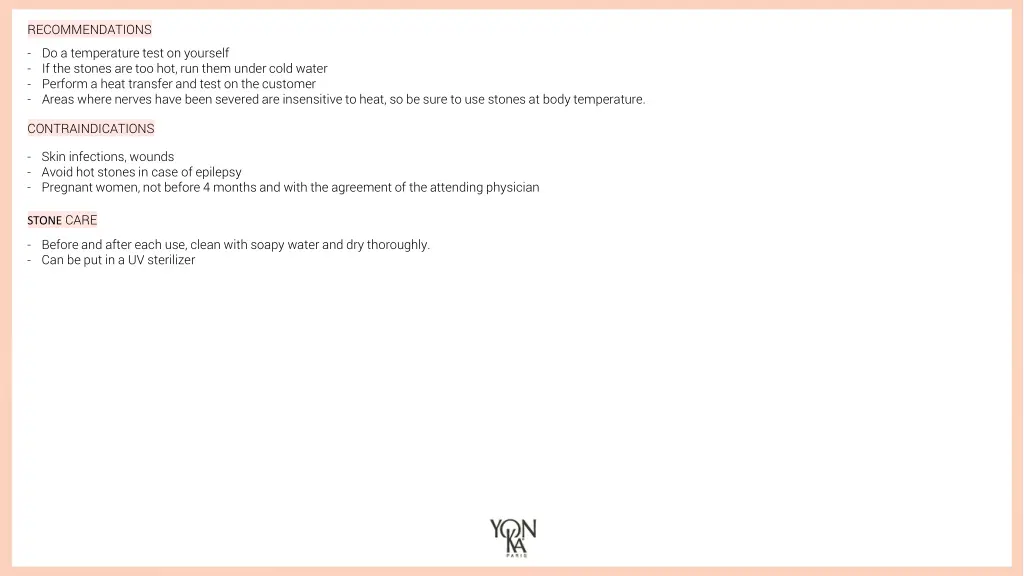 recommendations 1