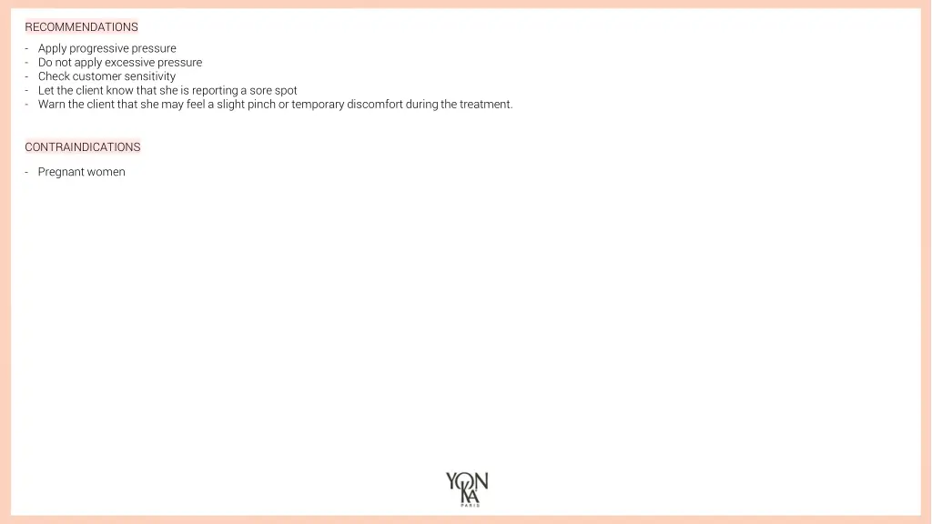 recommendations