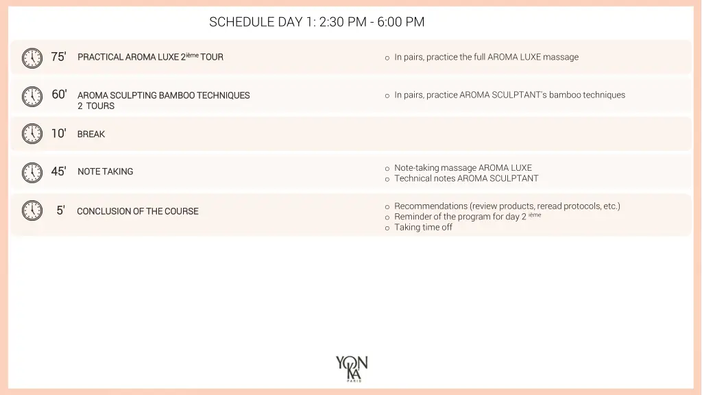 schedule day 1 2 30 pm 6 00 pm