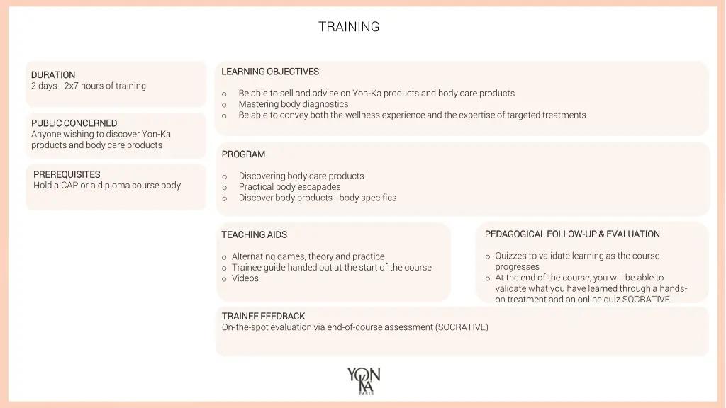 training