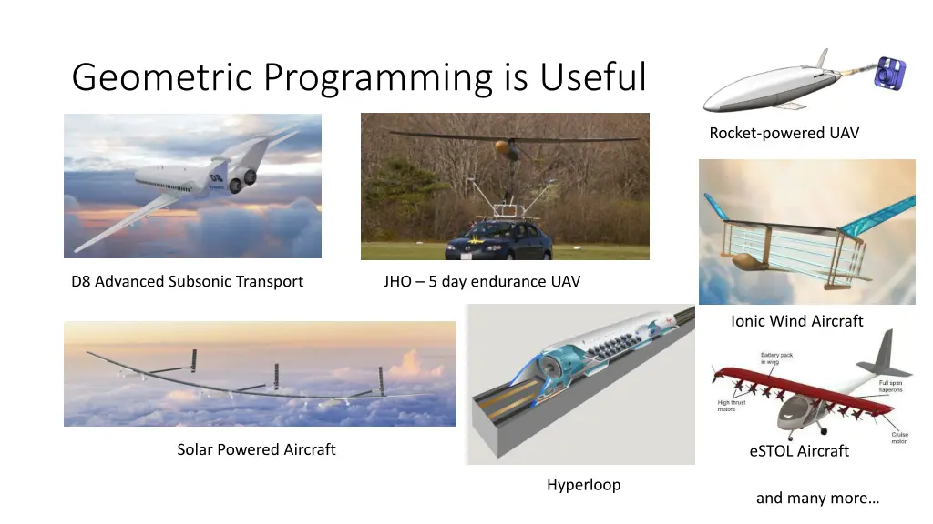 geometric programming is useful