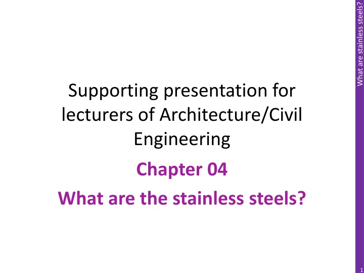 what are stainless steels
