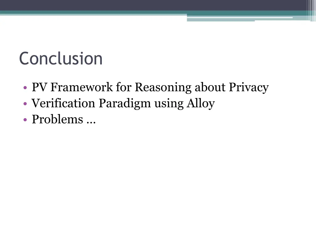 conclusion