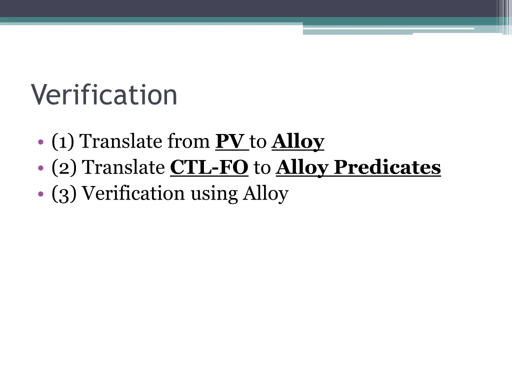 verification