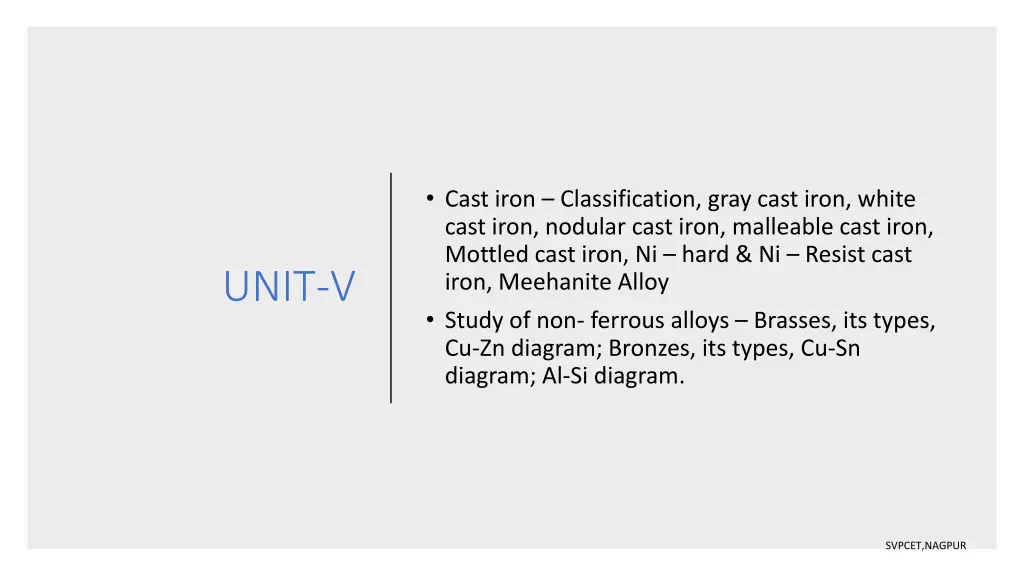 cast iron classification gray cast iron white
