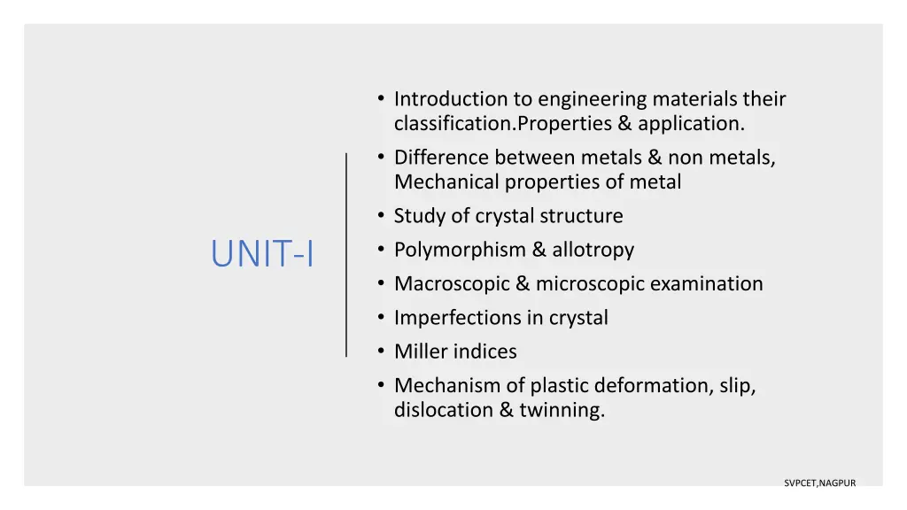 introduction to engineering materials their