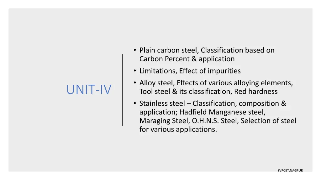 plain carbon steel classification based on carbon