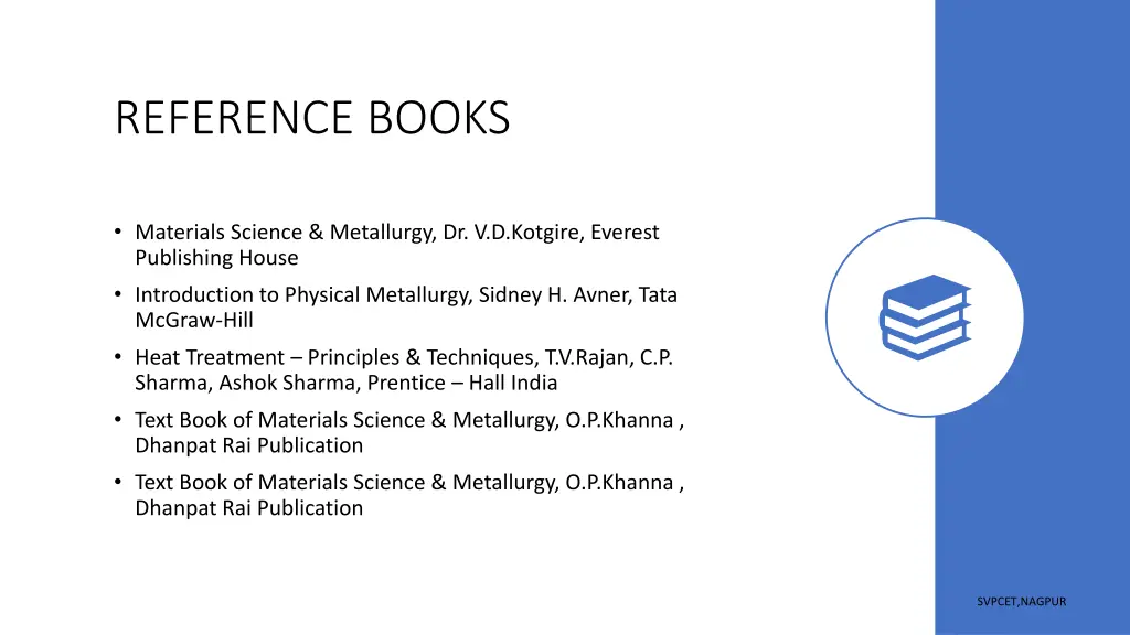 reference books