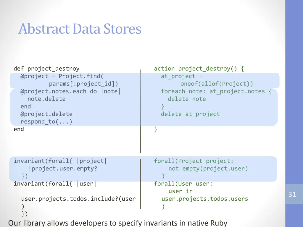 abstract data stores 1