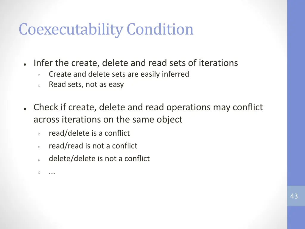 coexecutability condition 1