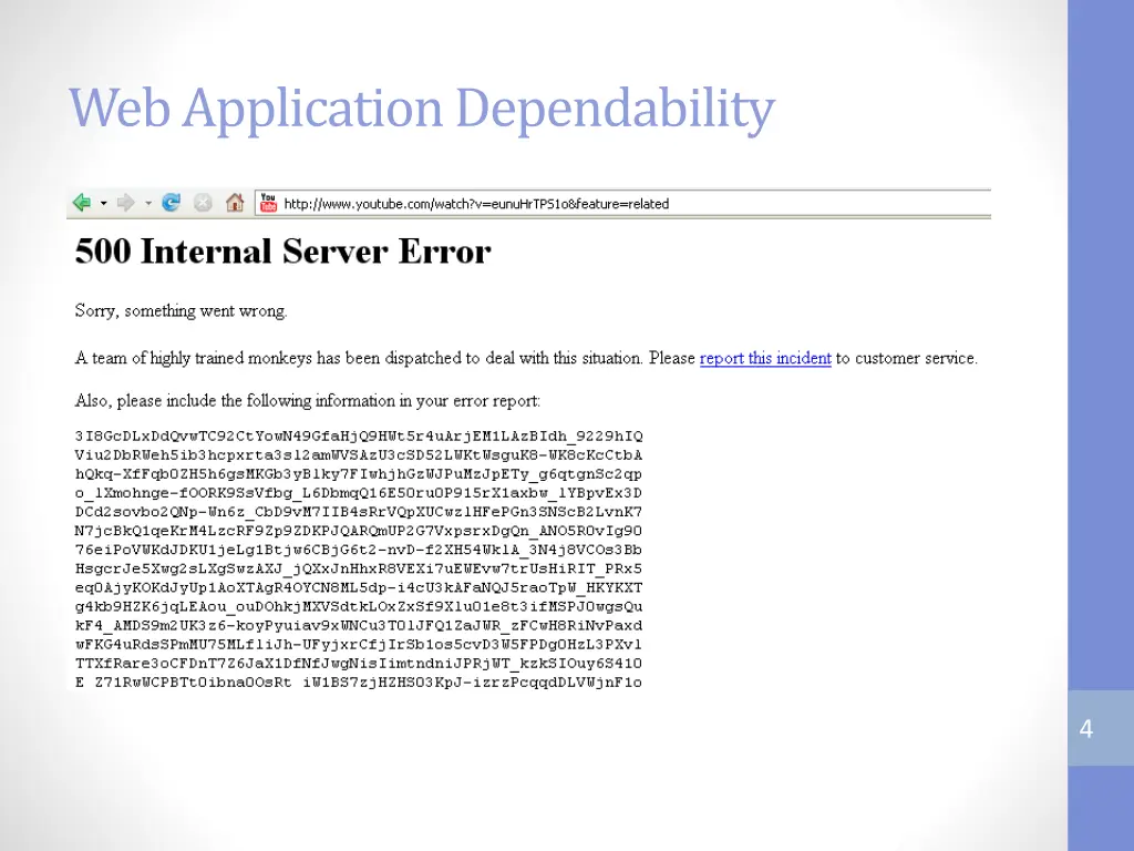 web application dependability 1
