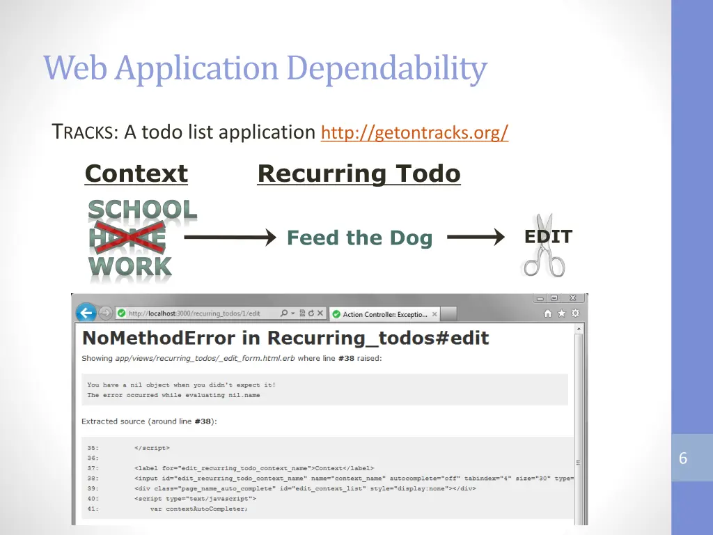 web application dependability 2